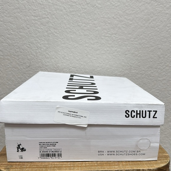 Schutz Kareena Woven Leather Sandals Size 10 - Picture 9 of 9